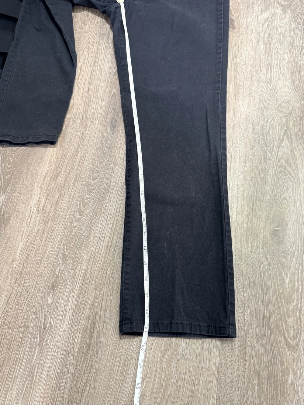 new directions Womens Black Straight-Leg Jeans Size 14R